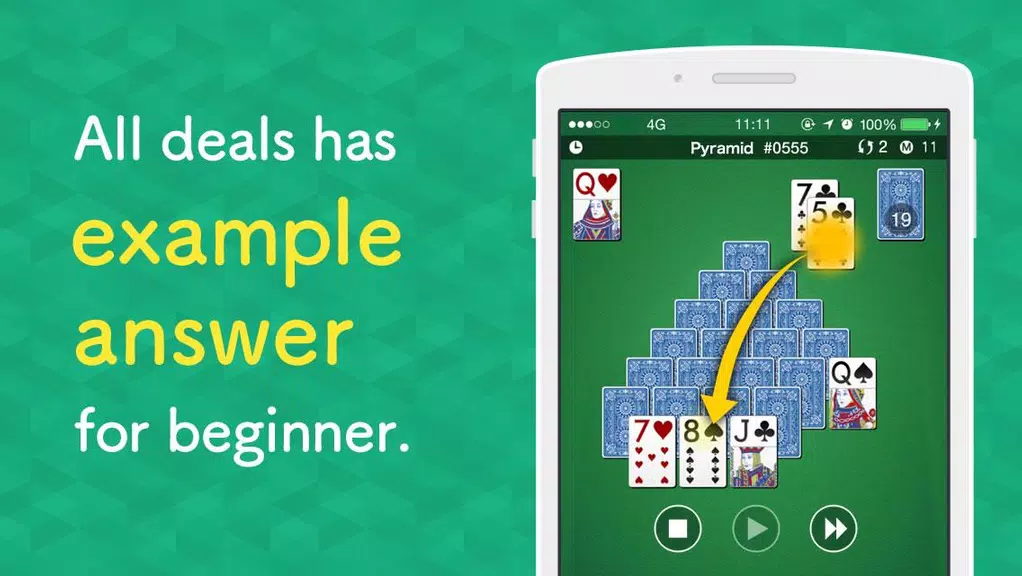 Pyramid Solitaire 1000 Screenshot 4