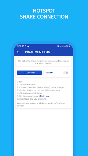 PINAS VPN PLUS Screenshot 1 