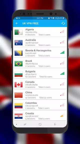 UK VPN - Unlimited , Free Screenshot 3 