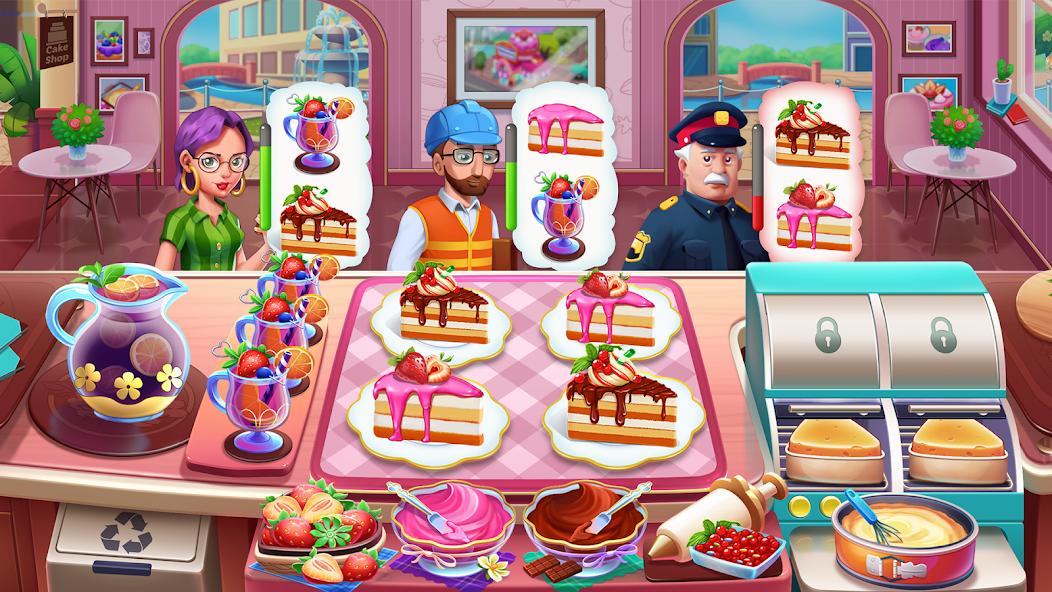 Cooking Star: Cooking Games Mod Screenshot 1