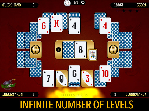 Towers Battle: Tripeaks or Pyramid Solitaire Screenshot 2