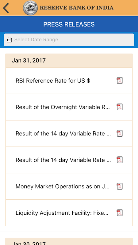 Reserve Bank of India Screenshot 3 