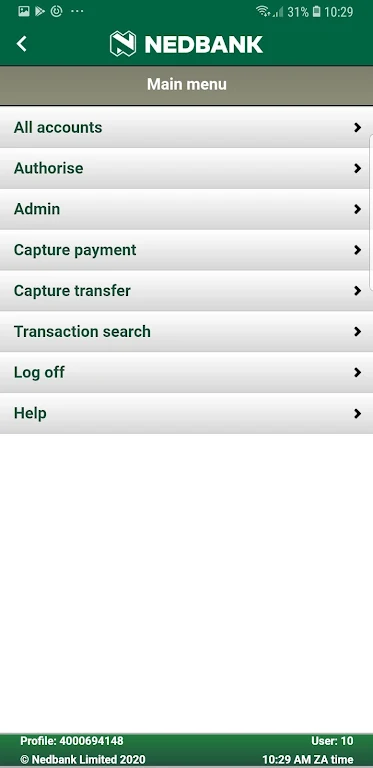 Nedbank AppSuite Screenshot 4 