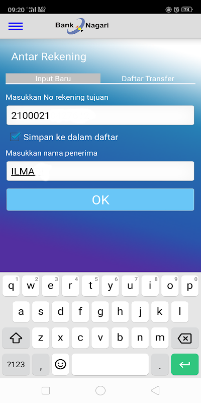 Nagari SMS Banking Screenshot 4 