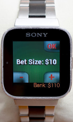 Blackjack for SmartWatch Screenshot 1 