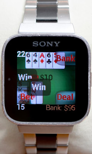 Blackjack for SmartWatch Screenshot 3