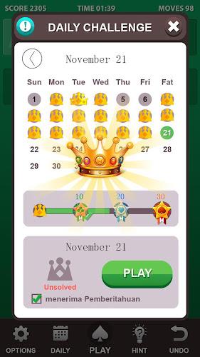 Solitaire. Screenshot 1