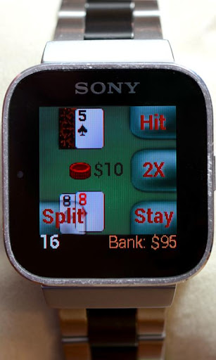 Blackjack for SmartWatch Screenshot 2