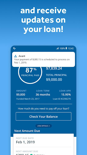 Avant - Online Personal Loans Screenshot 1