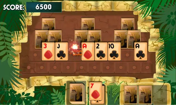 PYRAMID SOLITAIRE card game Screenshot 1