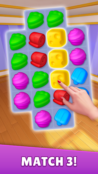 Candy Match 3 - Sweet Crunch Mod Screenshot 3 