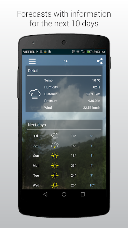 iWeather - Weather Forecast Screenshot 3 