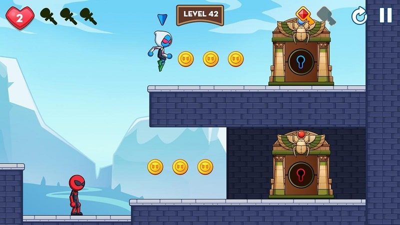 Stick Red Blue: Mystery Quest Screenshot 3 