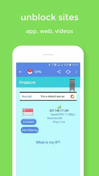 Singapore VPN Proxy - Secure VPN Download Screenshot 3