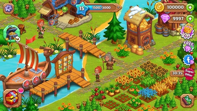 Vikings and Dragon Island Farm Screenshot 3 