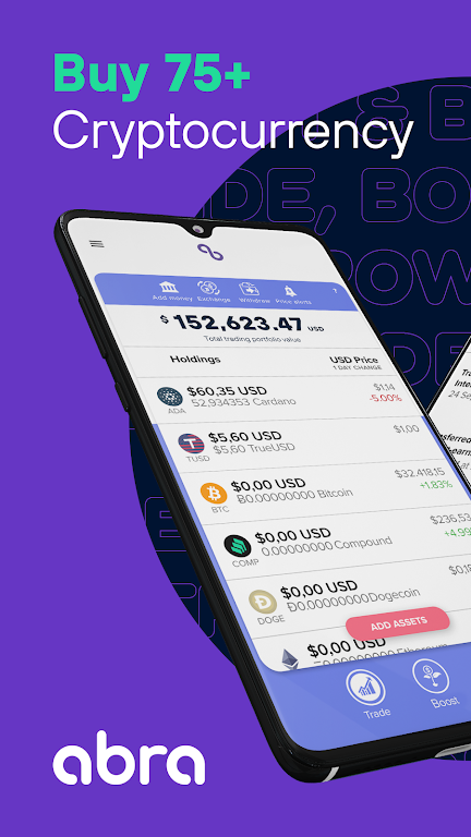 Abra: Buy & Trade BTC & Crypto Screenshot 1