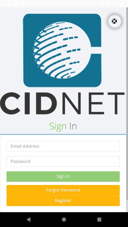 Cidnet-Tablet Screenshot 1 