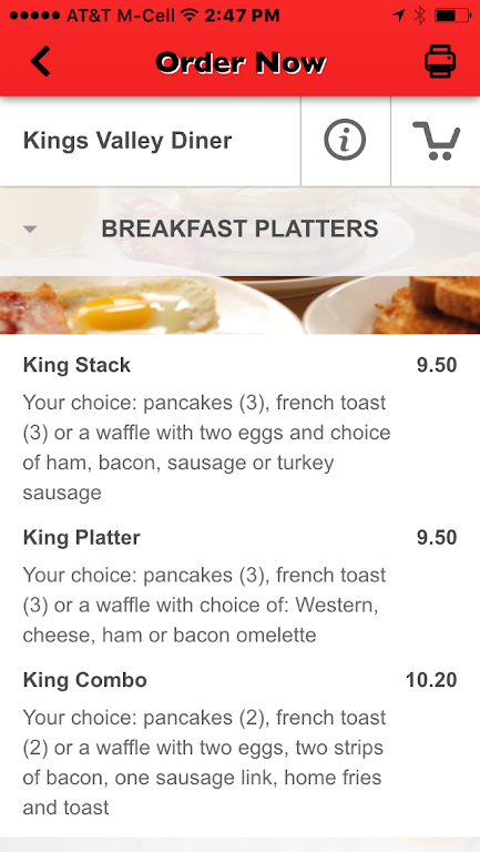 Kings Valley Diner Screenshot 2 