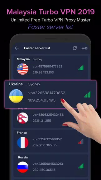 Malaysia VPN 2019 - Unlimited Free VPN ProxyMaster Screenshot 3