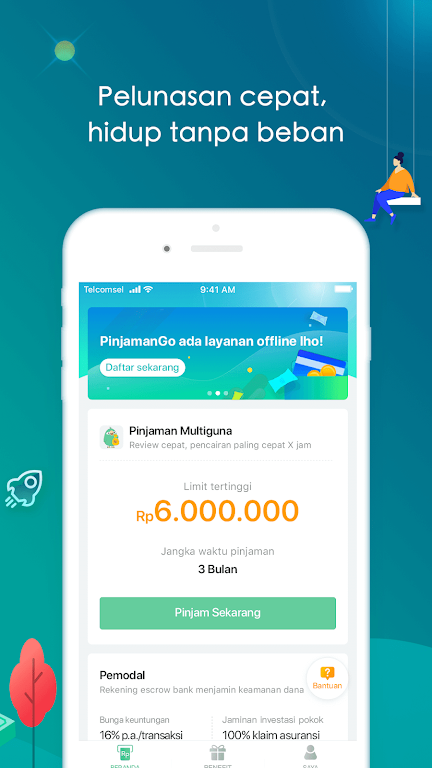 PinjamanGo-Pinjaman Uang cepat Screenshot 2 