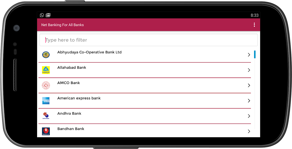 Net Banking App for All Indian Banks Screenshot 3 