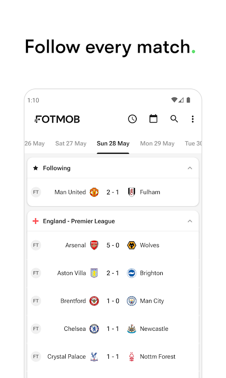 FotMob Pro – Soccer Scores Mod Screenshot 1 