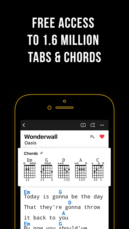 Ultimate Guitar: Chords & Tabs Mod Screenshot 2