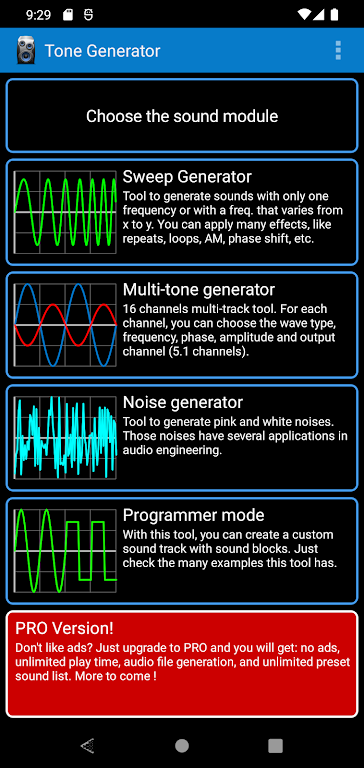 Tone Generator PRO Mod Screenshot 1 