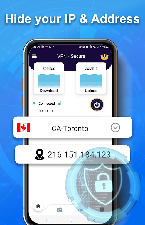 Secure VPN - Unlimited VPN Screenshot 1