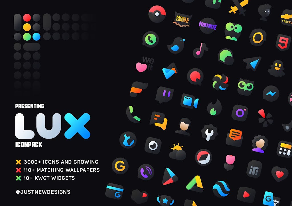 LuX Icon Pack Mod Screenshot 1