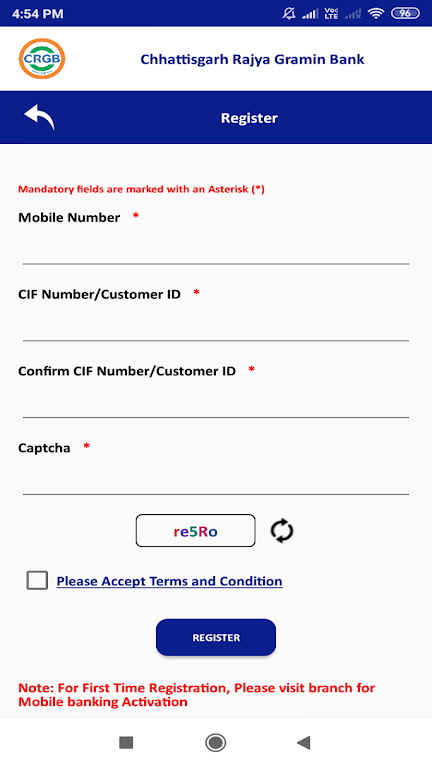 CRGB Mobile Banking Screenshot 1