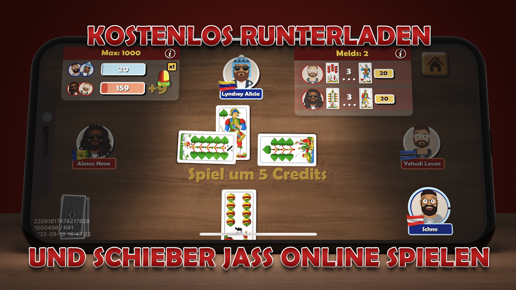 Jassen Online - Card Game Screenshot 2