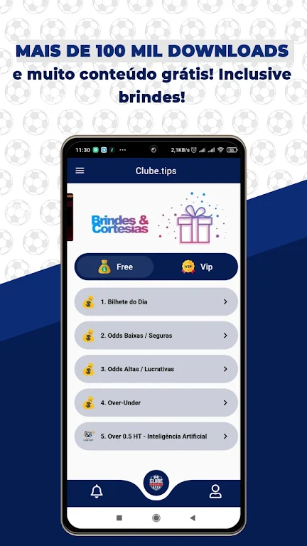 Clube.Tips - Dicas de Futebol Screenshot 2 