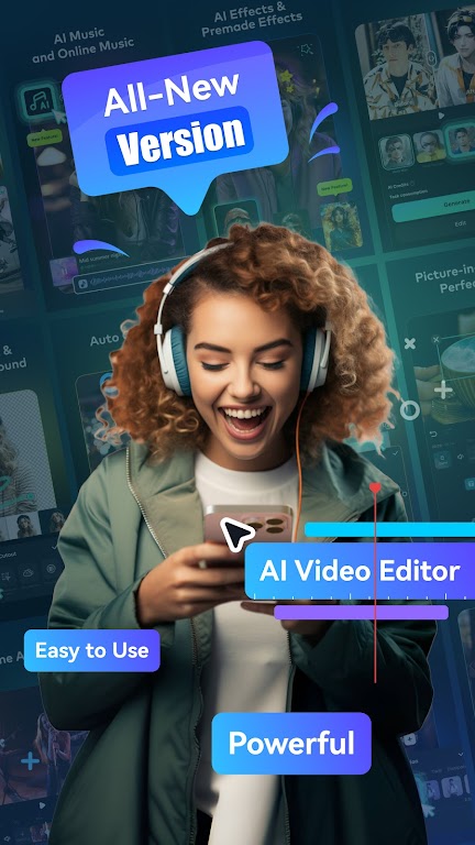 Filmora: AI Video Editor, Maker Mod Screenshot 1 