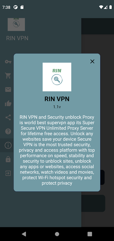 RIN VPN Screenshot 3 