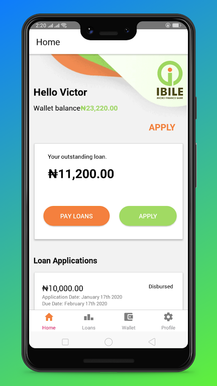 IBILE DigitalBank Screenshot 2 