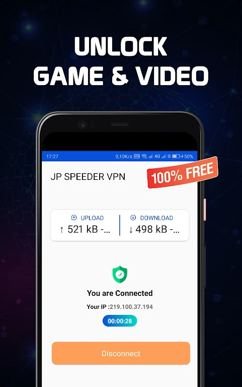 SPEEDER VPN - No Root Screenshot 3