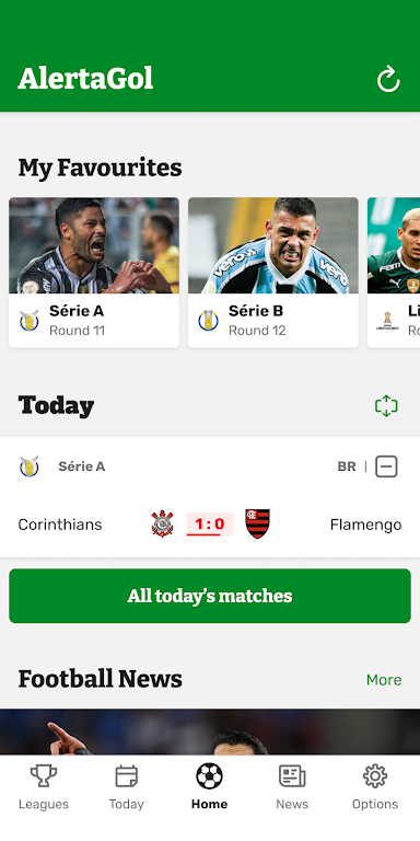 AlertaGol - Resultados Futebol Screenshot 1