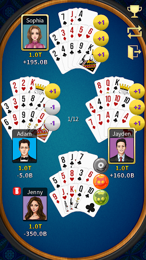 Pusoy - KK Chinese Poker Offline not Online Screenshot 1 