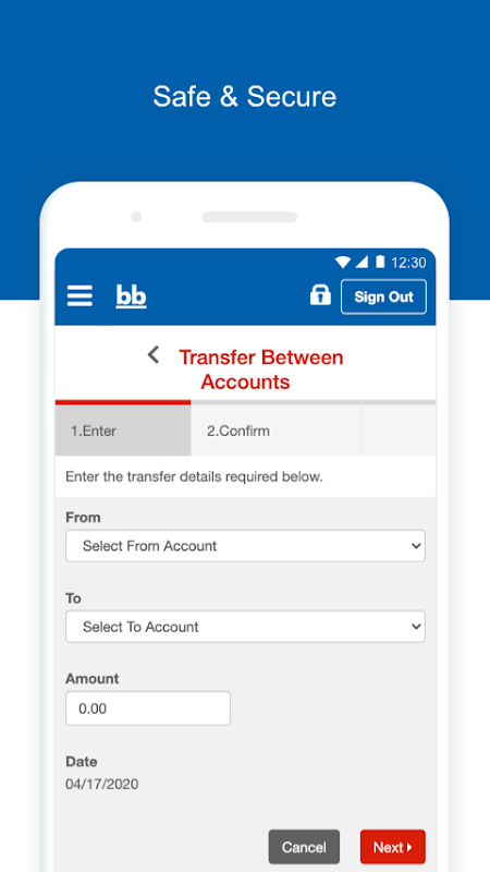 Belize Bank Corp. Mobile Banking Screenshot 2