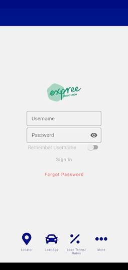 Expree Credit Union Screenshot 1