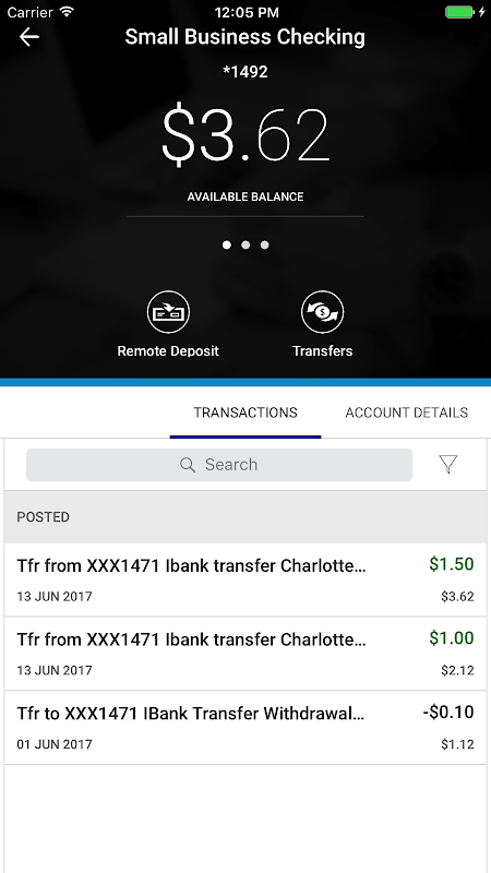 Charlotte State Bank & Trust Mobile Screenshot 1