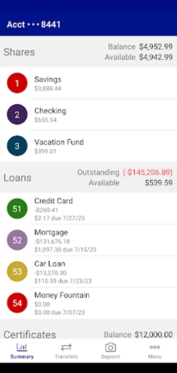 Expree Credit Union Screenshot 2