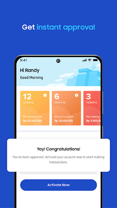 Samsung Financing Screenshot 1