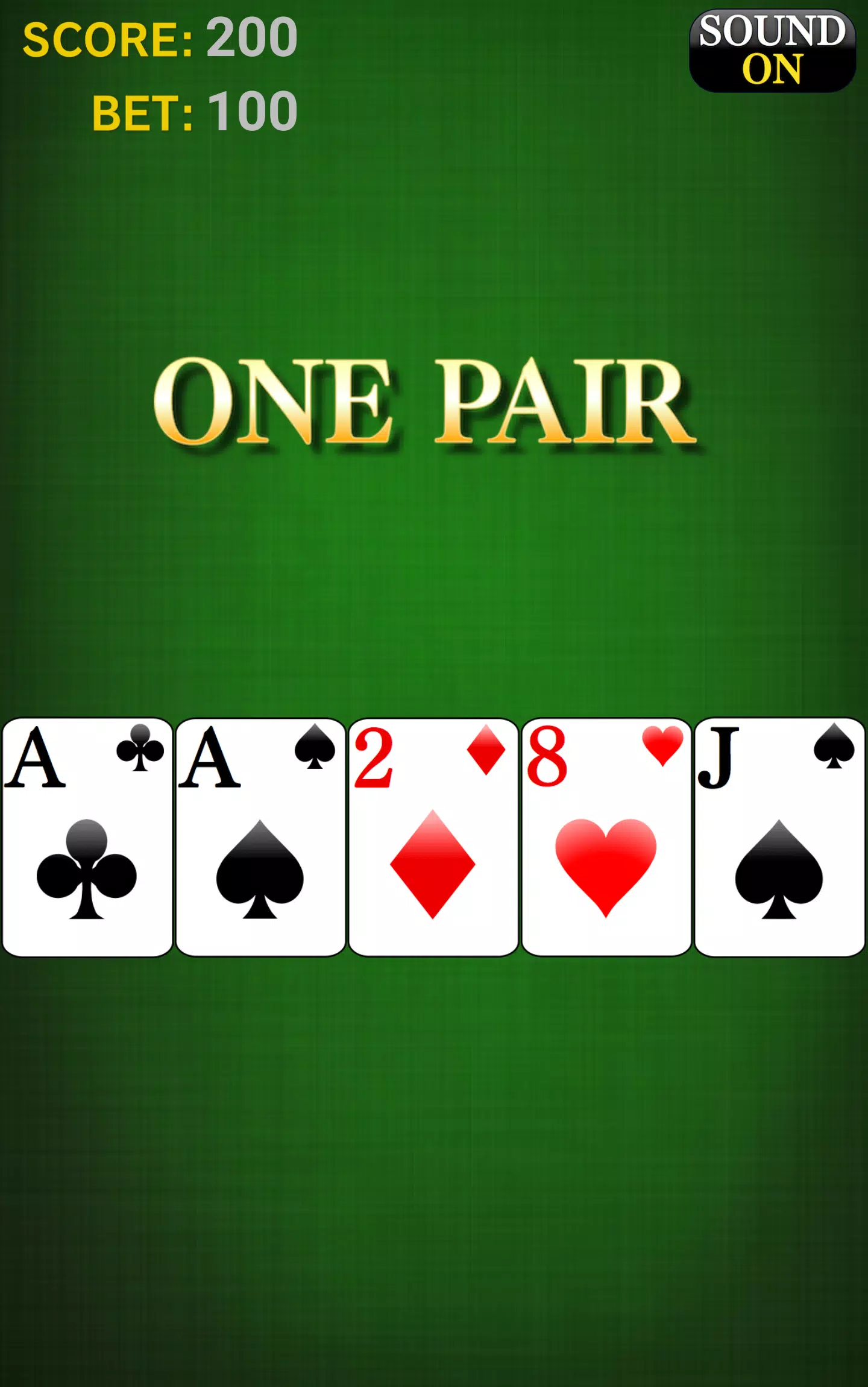 Poker card game Screenshot 2 