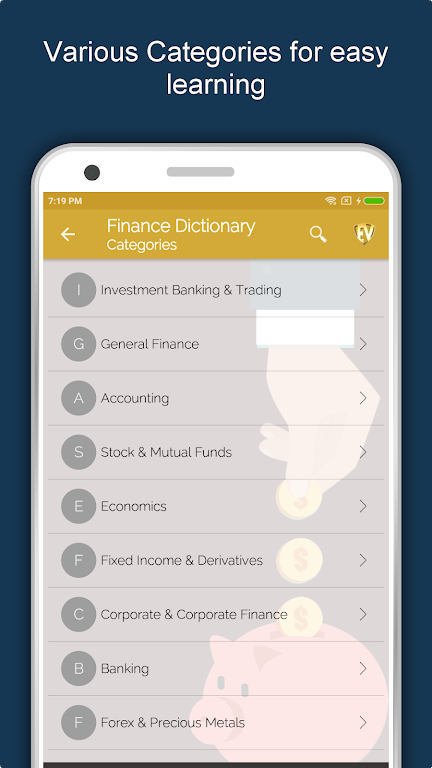 Financial & Banking Dictionary Screenshot 2 