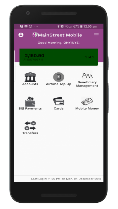 MAINSTREET MFB MOBILE BANKING Screenshot 4 