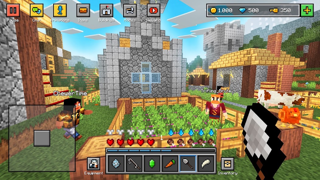 Block World 3D: Craft & Build Mod Screenshot 1 