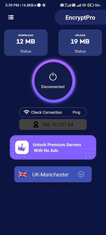 EncryptPro VPN: Fast, Safe VPN Screenshot 1 