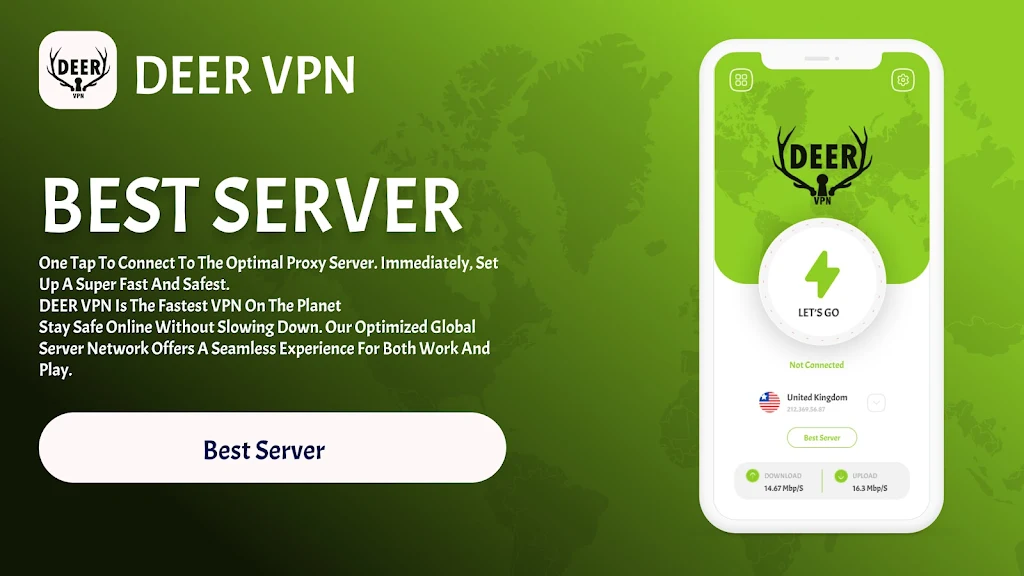 Deer vpn -vpn Screenshot 2 